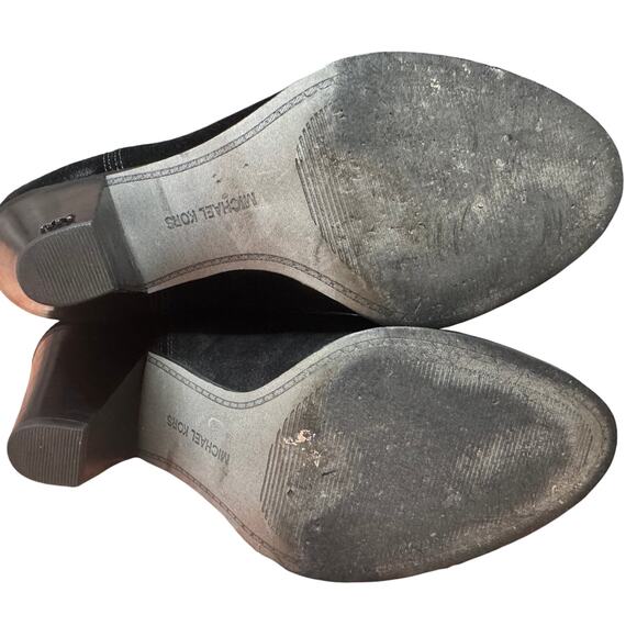 Michael Kors Diva Black Suede Ankle Boots Women’s Size 6.5 - Picture 7 of 10